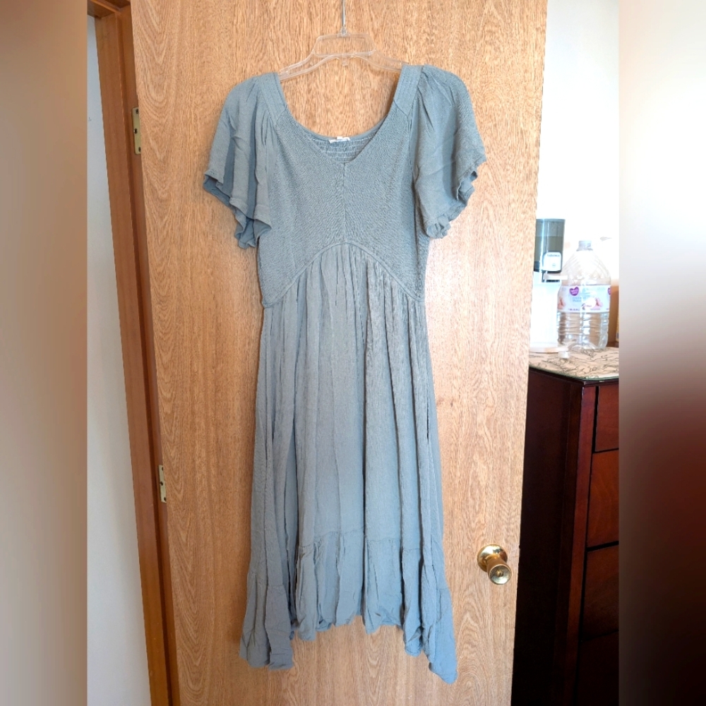 Sage Green Maternity Dress